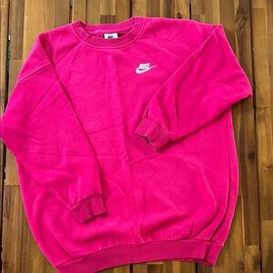 Nike Fuchsia Crewneck Sweatshirt